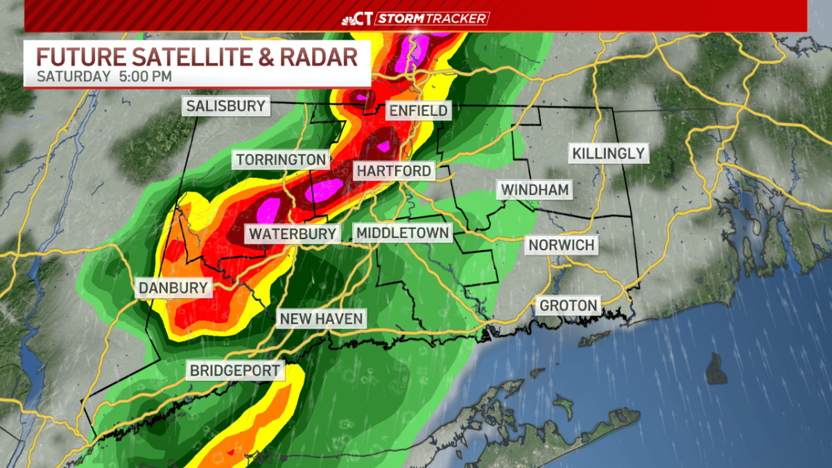 Severe storms possible Saturday afternoon and evening – NBC Connecticut