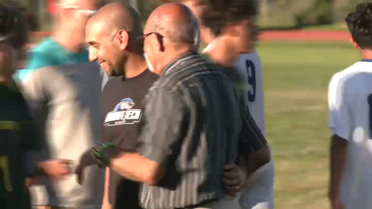 Father and son go head to head in high school soccer matchup