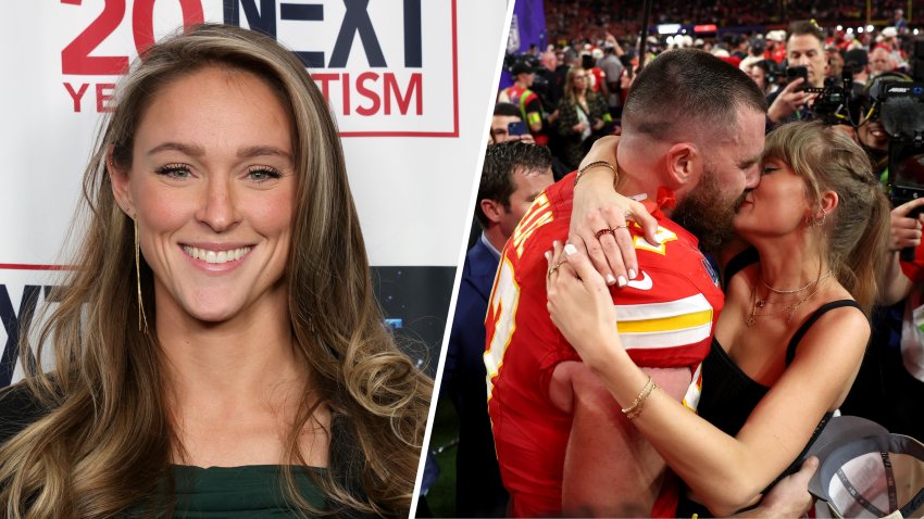 Kylie Kelce shares her daughters' reaction to Taylor Swift and Travis Kelce's engagement – NBC Connecticut