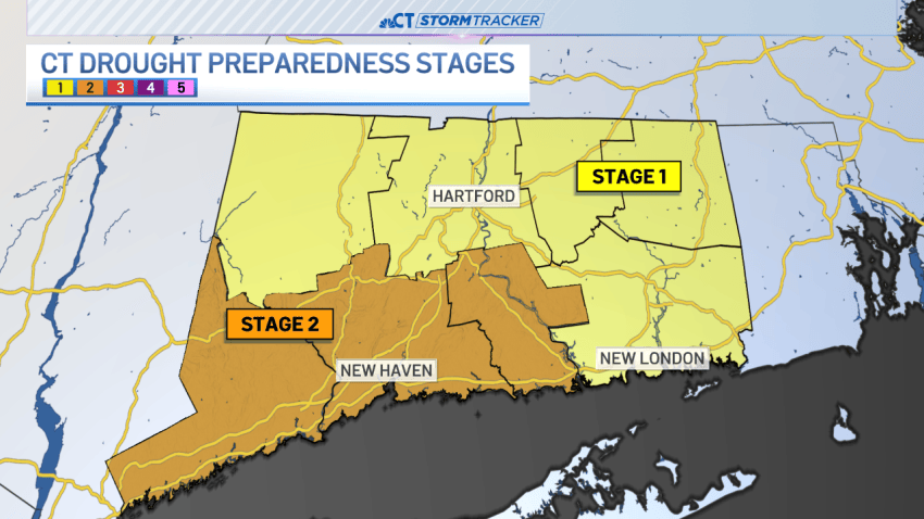 Governor declares stage 2 drought advisory for parts of CT – NBC ...