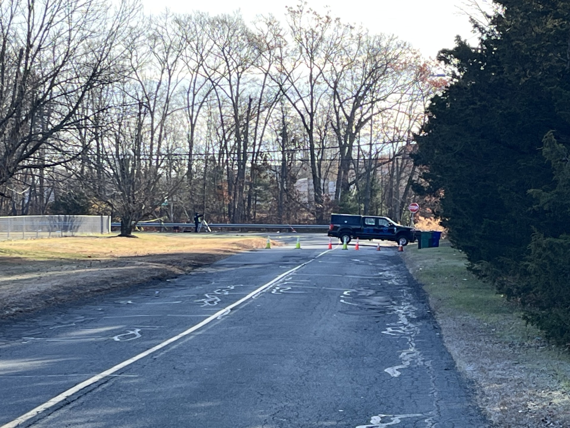 Pedestrian struck and killed by dump truck in Bloomfield