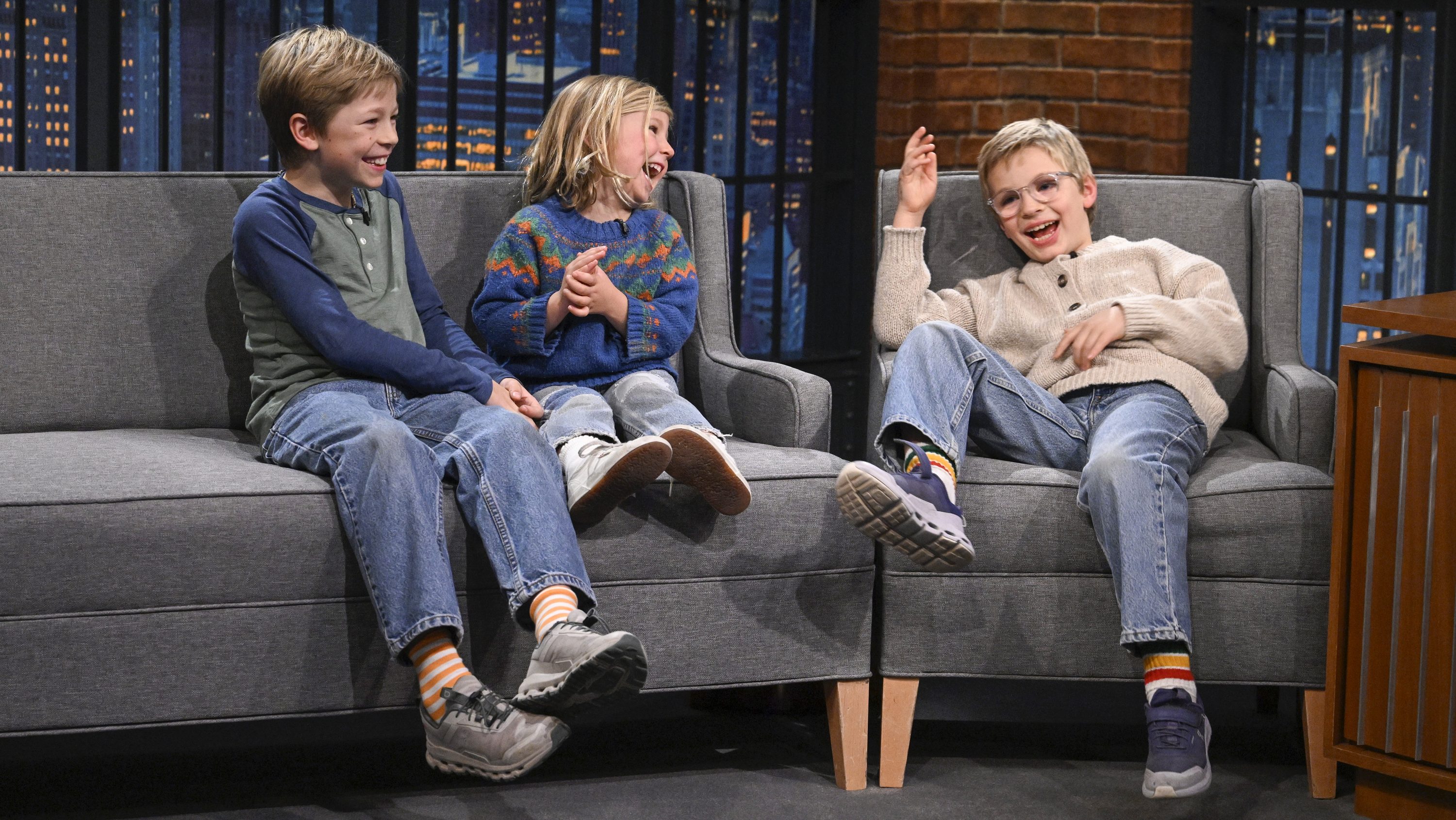 Seth Meyers' 4-year-old makes hilarious appearance on 'Late Night' – NBC  Connecticut