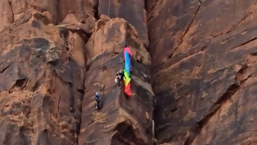 Man rescued from cliff in Utah