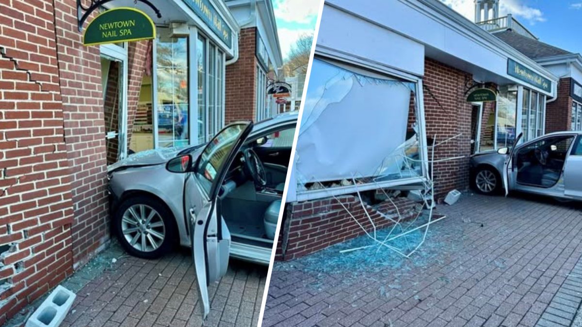 Car crashes into Newtown nail salon – NBC Connecticut