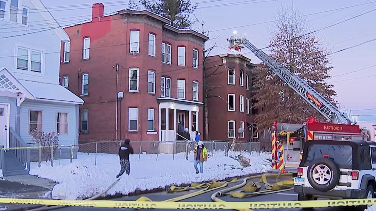 Five families displaced, one dog dead after second alarm fire in Hartford