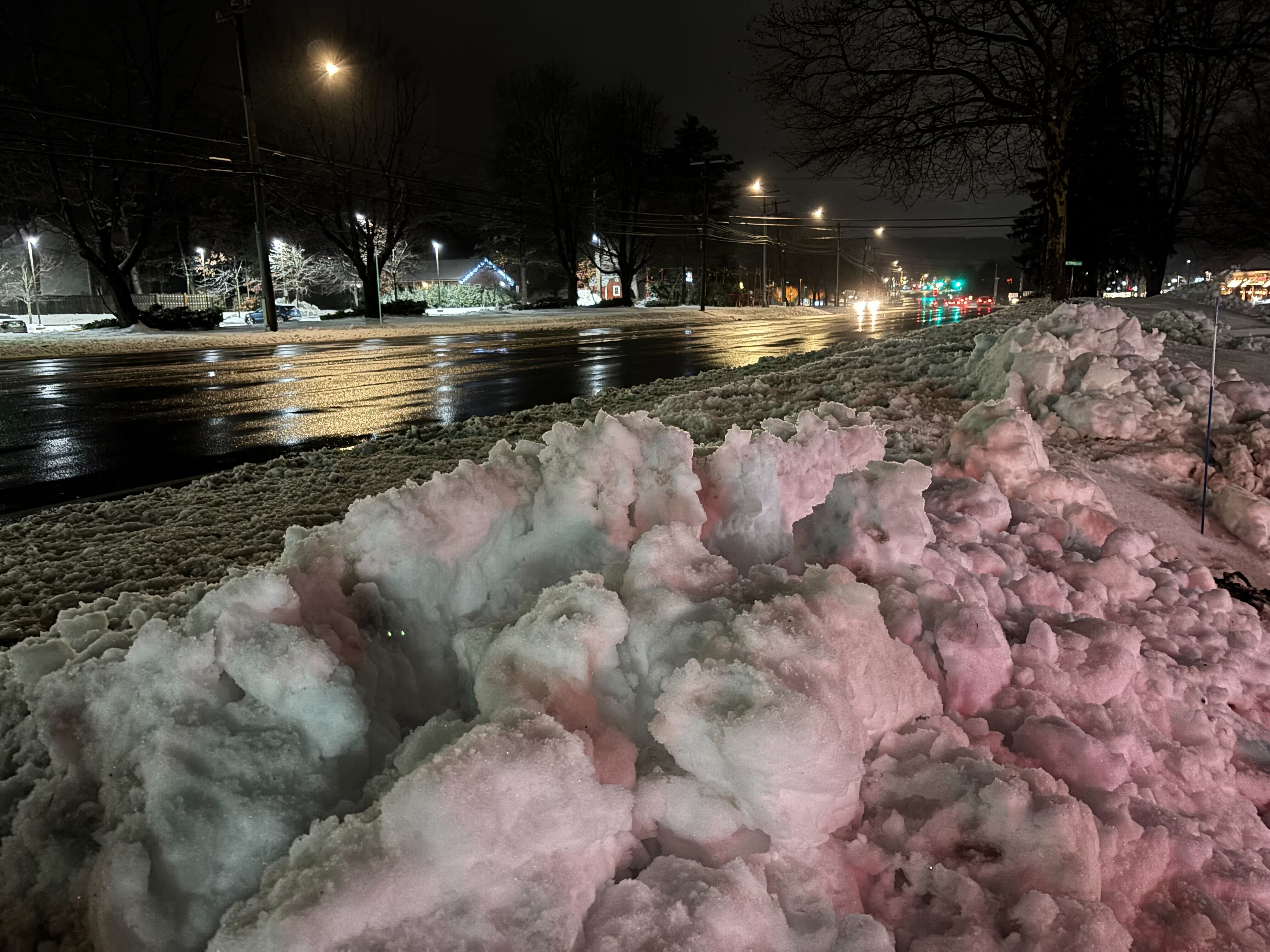 Wintry mix aftermath brings potential for refreeze on roads in Connecticut