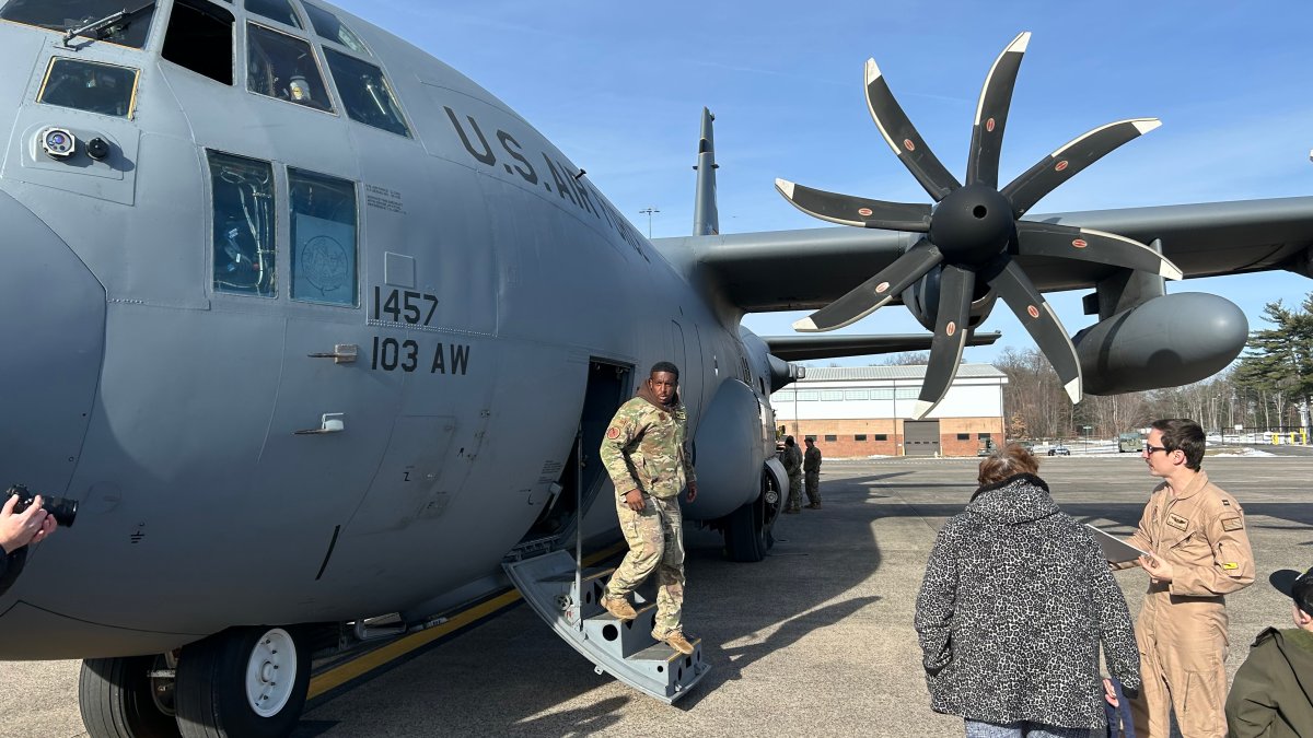 100 Connecticut Air National Guard members return home after operation in Djibouti  
