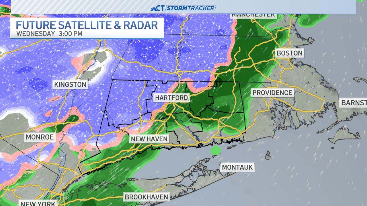 Flurries possible overnight with rain and snow for parts of the state on Wednesday