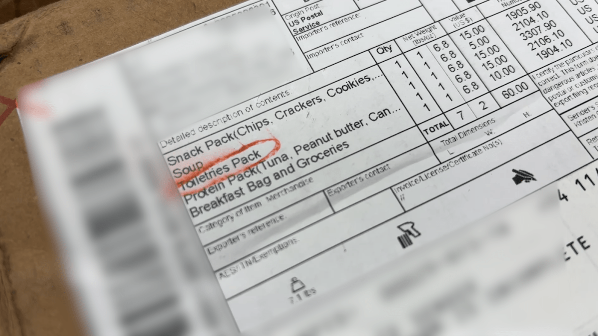 ‘We need some solutions': USPS returns 800 military care packages to Connecticut