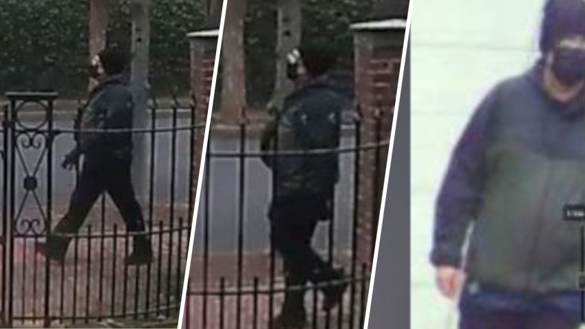 Photos show a person of interest in the shooting at Brown University on Dec. 13, 2025.