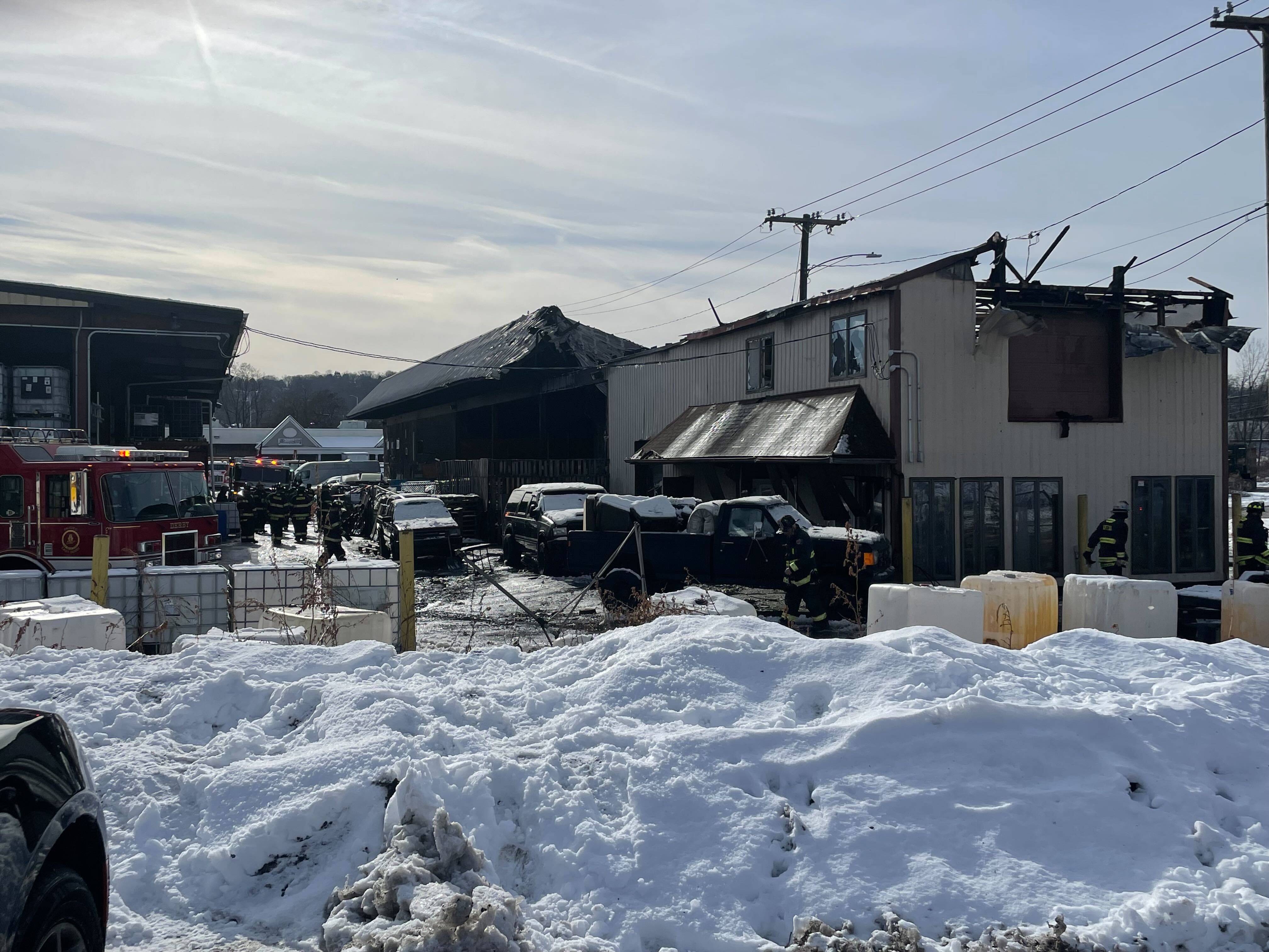 Power back on in Derby after being shut off due to ‘major fire'