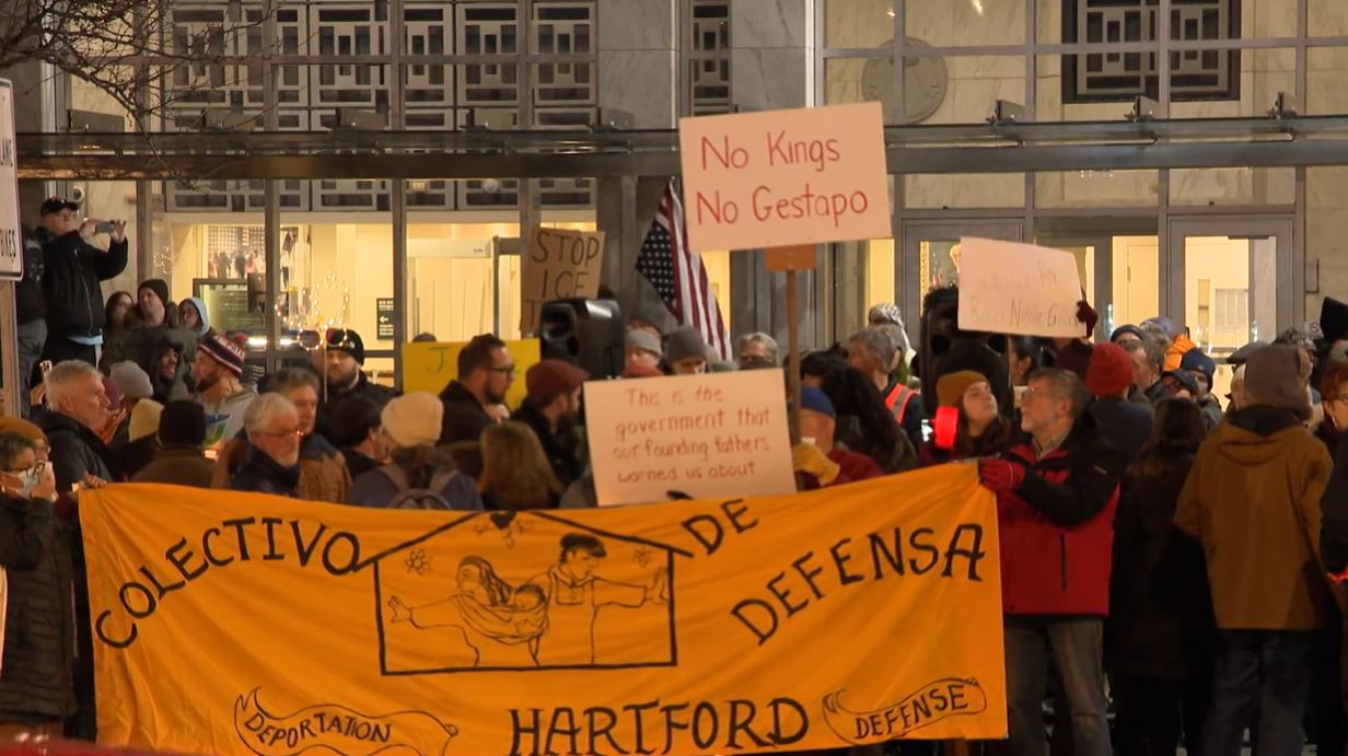 Hundreds protest, hold vigil in Connecticut for mother killed during ICE shooting in Minneapolis