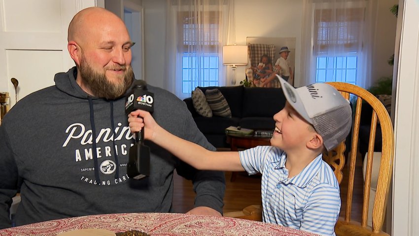 Louis Divito was named Panini America’s 2026 Super Bowl Kid Reporter.