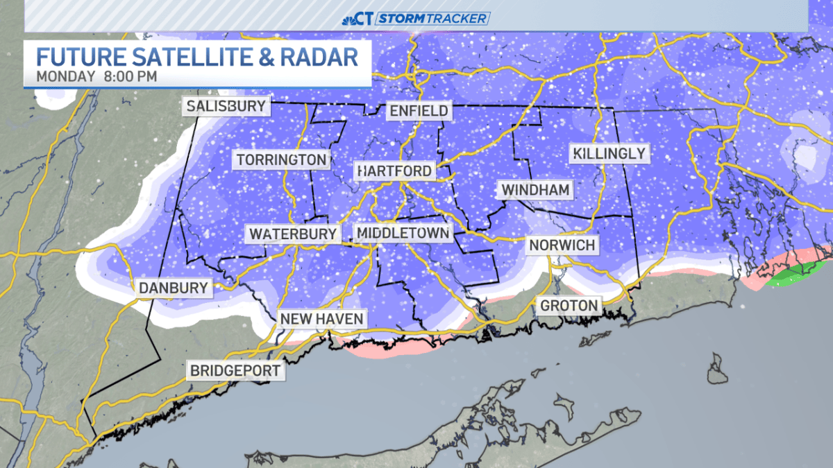 Another snow chance Monday afternoon – NBC Connecticut