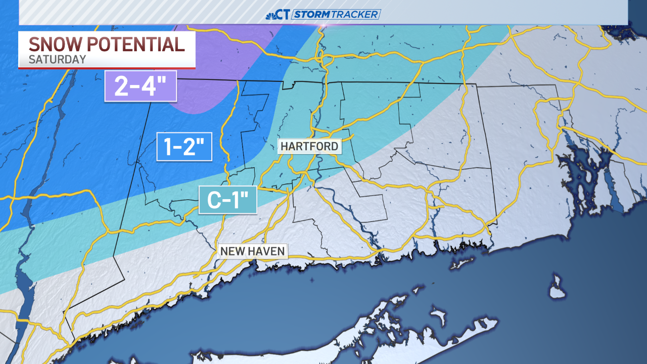 Some snow returns Saturday – NBC Connecticut