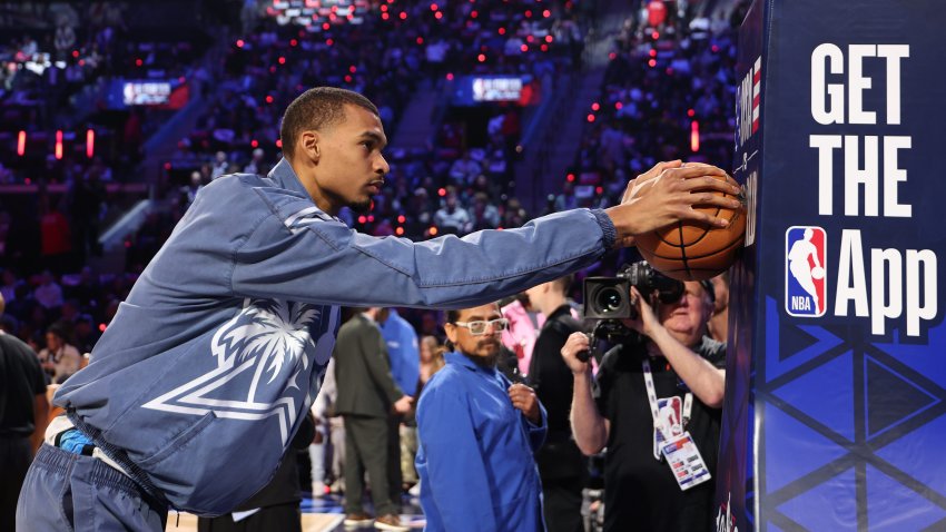 Victor Wembanyama at the 2026 All-Star Game.