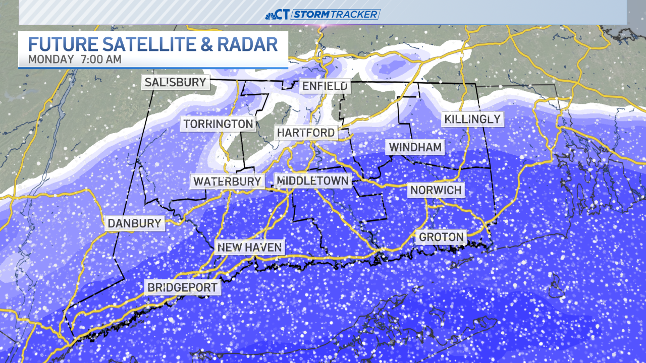 Parts of Connecticut could see snow by Monday morning – NBC Connecticut