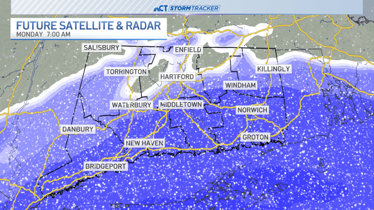 Parts of Connecticut could see snow by Monday morning – NBC Connecticut