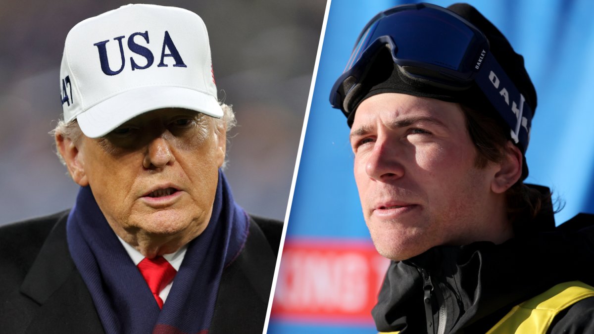 Trump rips skier who said he has mixed emotions representing U.S. at Olympics