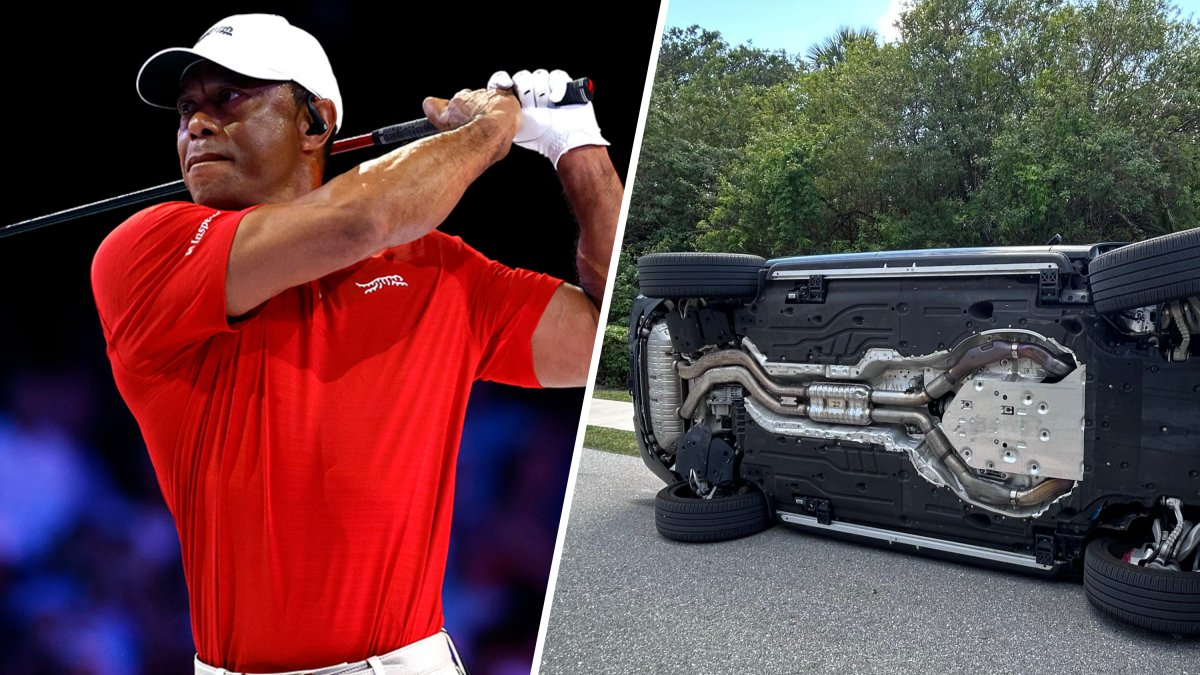 Tiger Woods arrested for suspicion of DUI in rollover crash in Florida, sheriff says