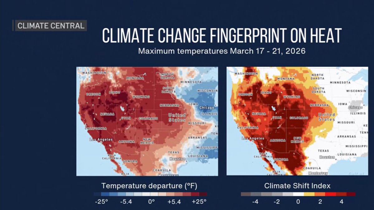 The impact of climate change and the intensity of heatwaves – NBC ...