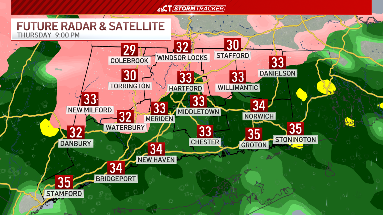 More freezing rain possible Thursday – NBC Connecticut