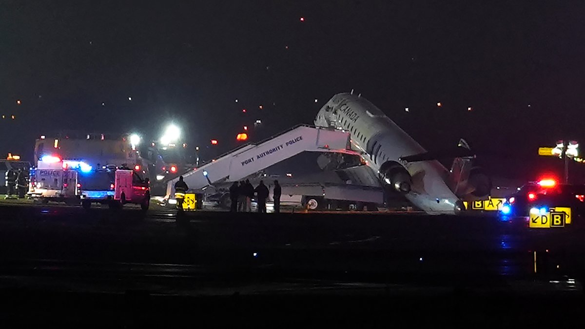 Pilot, co-pilot killed after plane collides with truck on runway at LaGuardia Airport