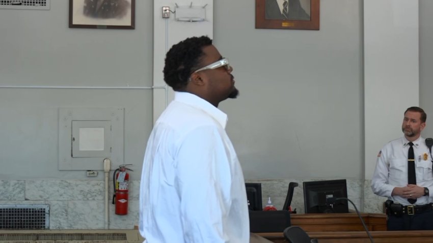 Christian Barmore appears in Attleboro District Court on March 9, 2026.