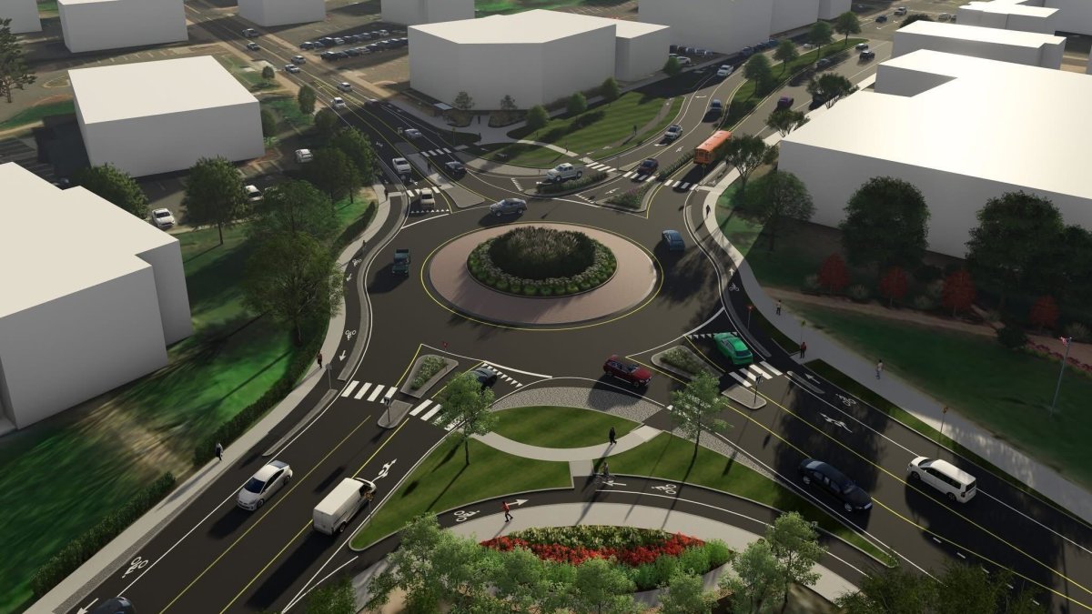 Manchester releases rendering of new roundabout proposed for downtown ...