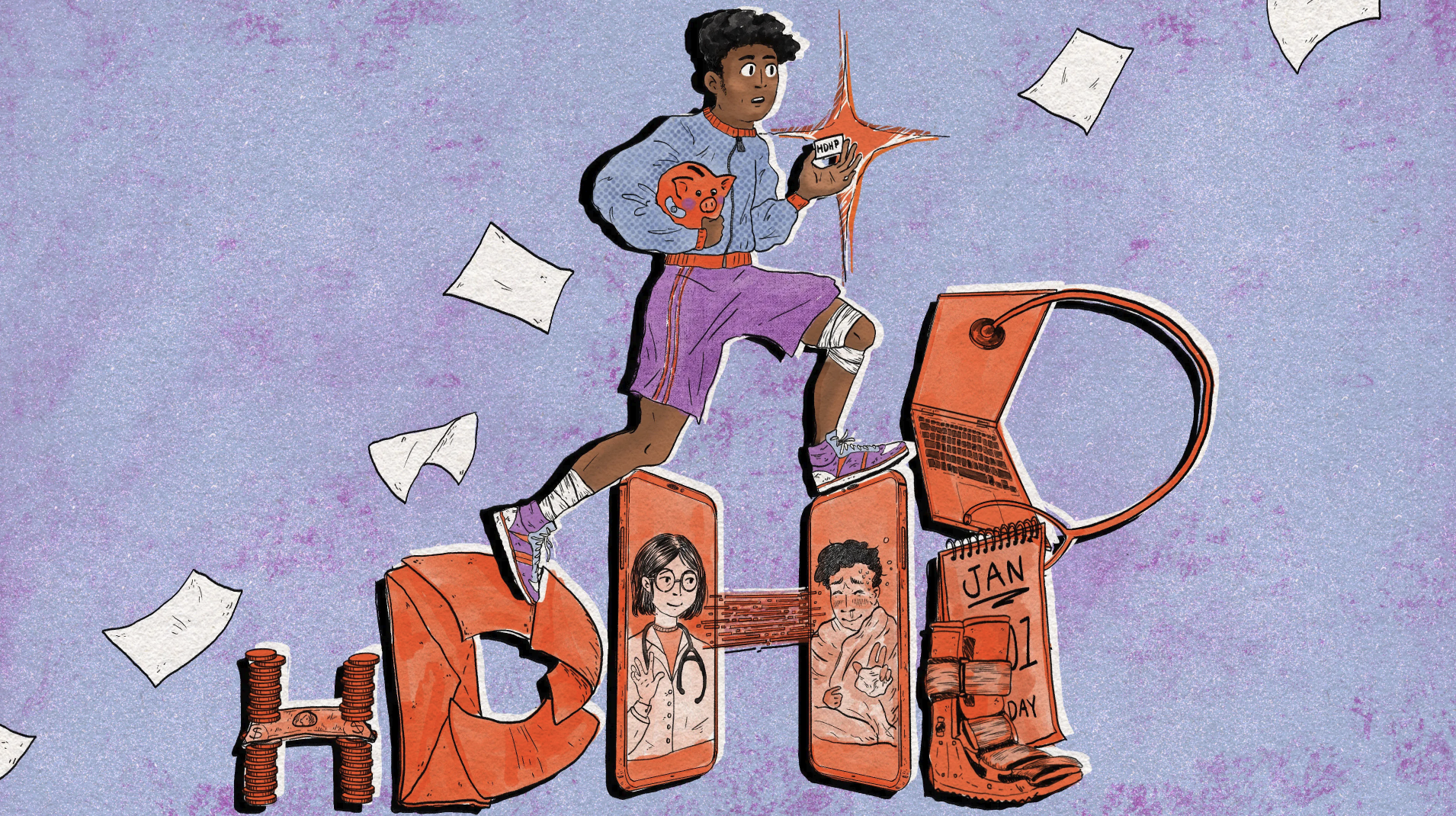 nbcconnecticut.com - Jackie Fortiér | KFF Health News, Illustrations by Oona Zenda - How to make a high-deductible health plan work for you