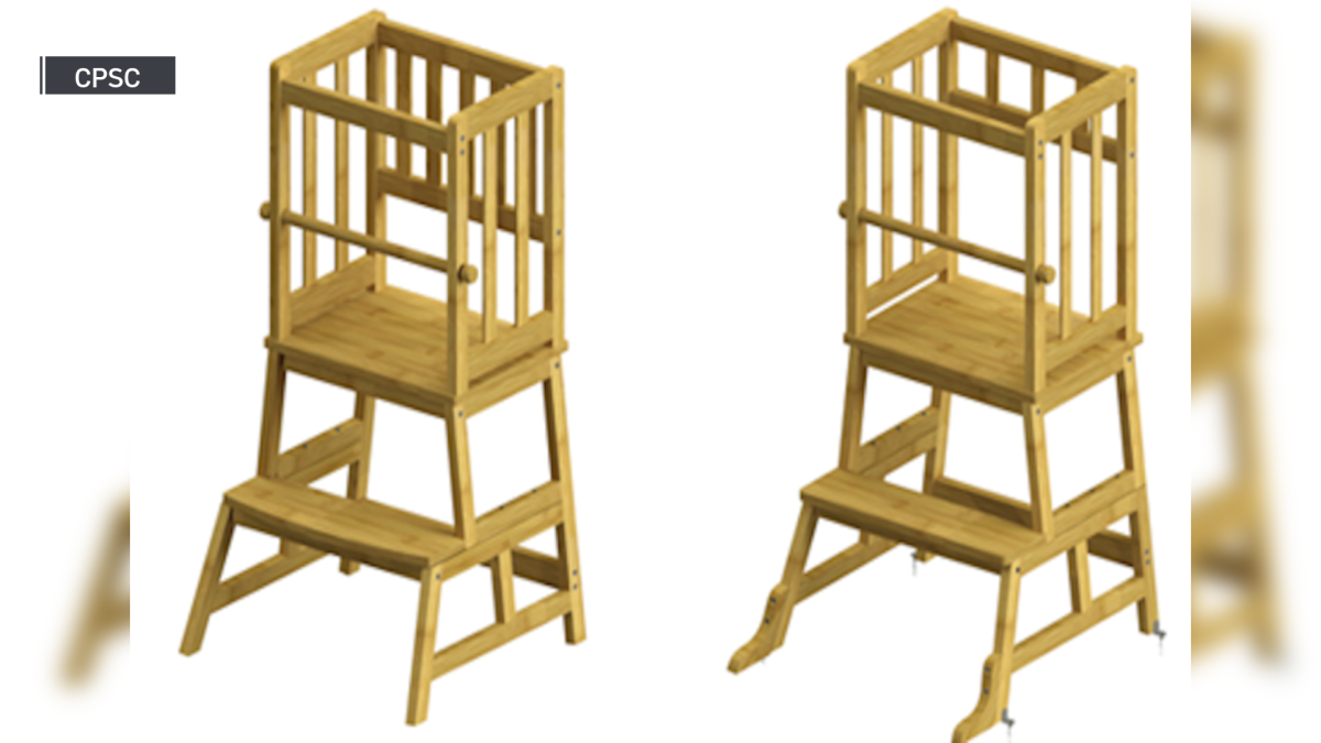 Cosyland children's tower stools recalled due to risk of injury
