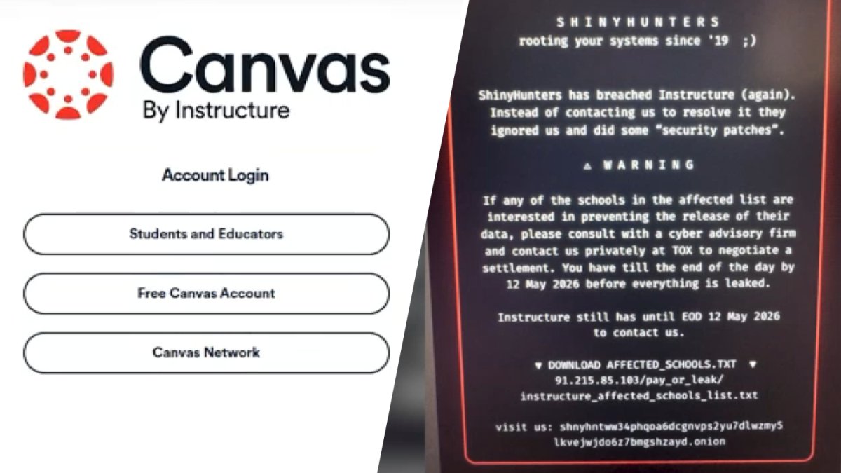 Canvas cyberattack disrupts Connecticut universities amid final exams