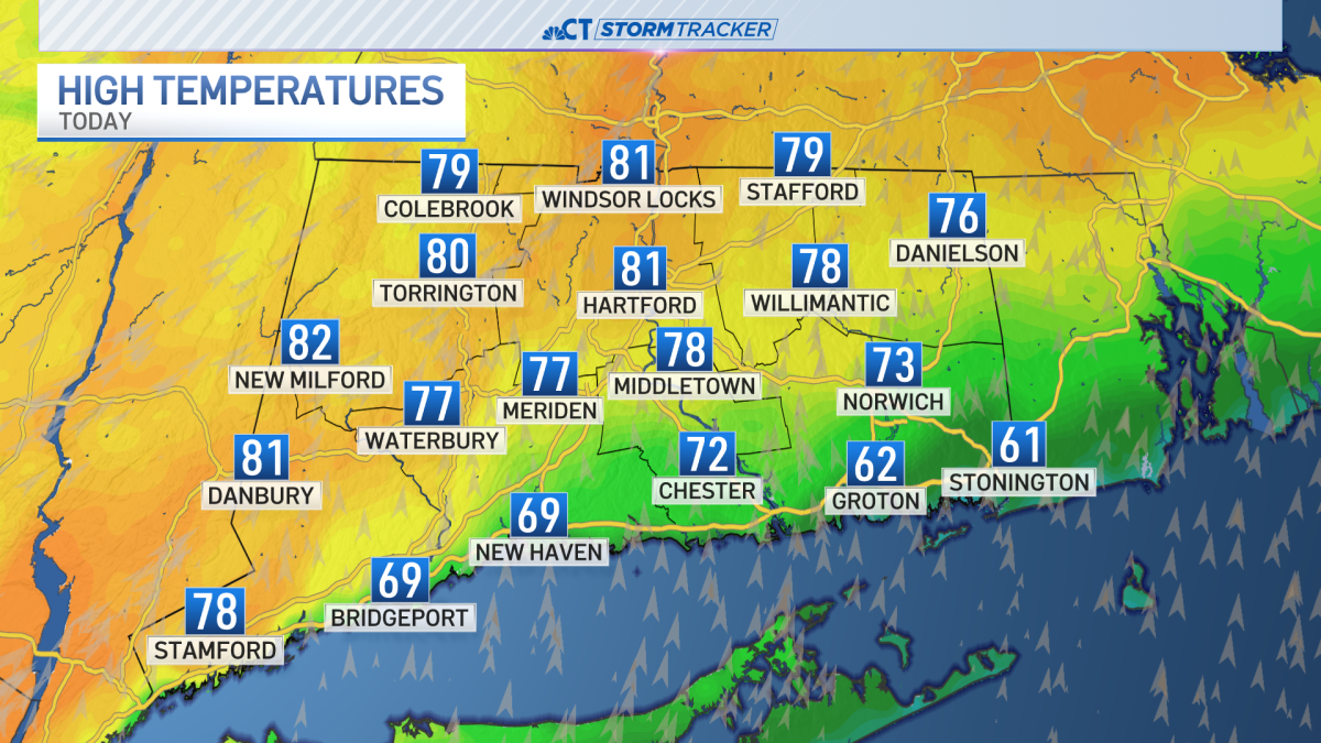 Warmer temps and increasing winds for Tuesday