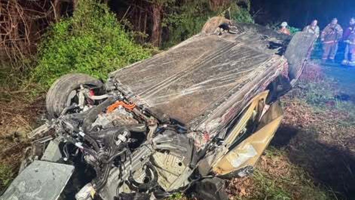 Multiple people hospitalized after a rollover accident in Willington