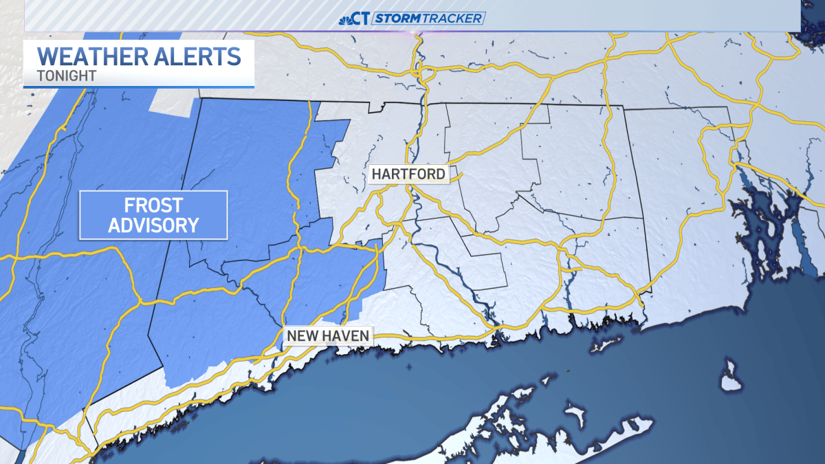 Patchy frost possible Sunday morning – NBC Connecticut