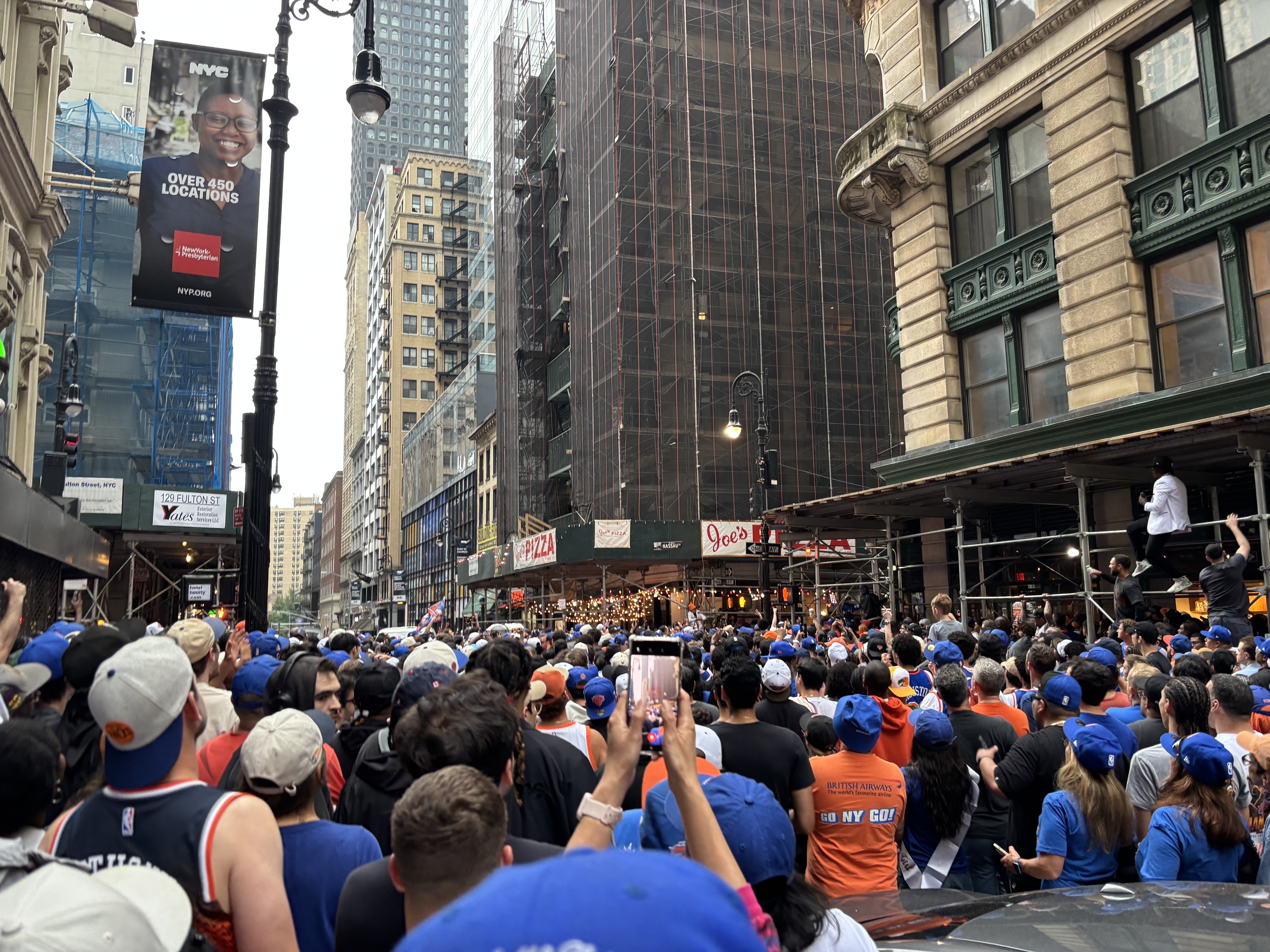 ▶ Live updates: Millions flood lower Manhattan for historic Knicks parade