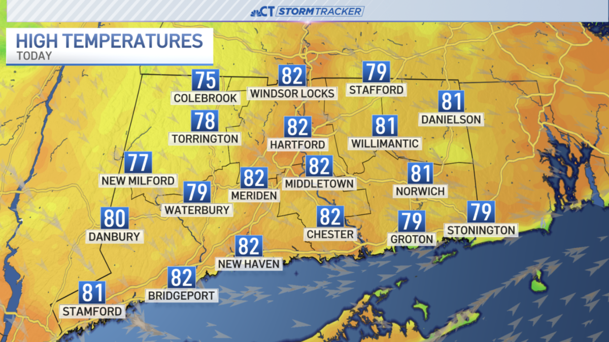 Sun returns ahead of spotty storm chances this weekend