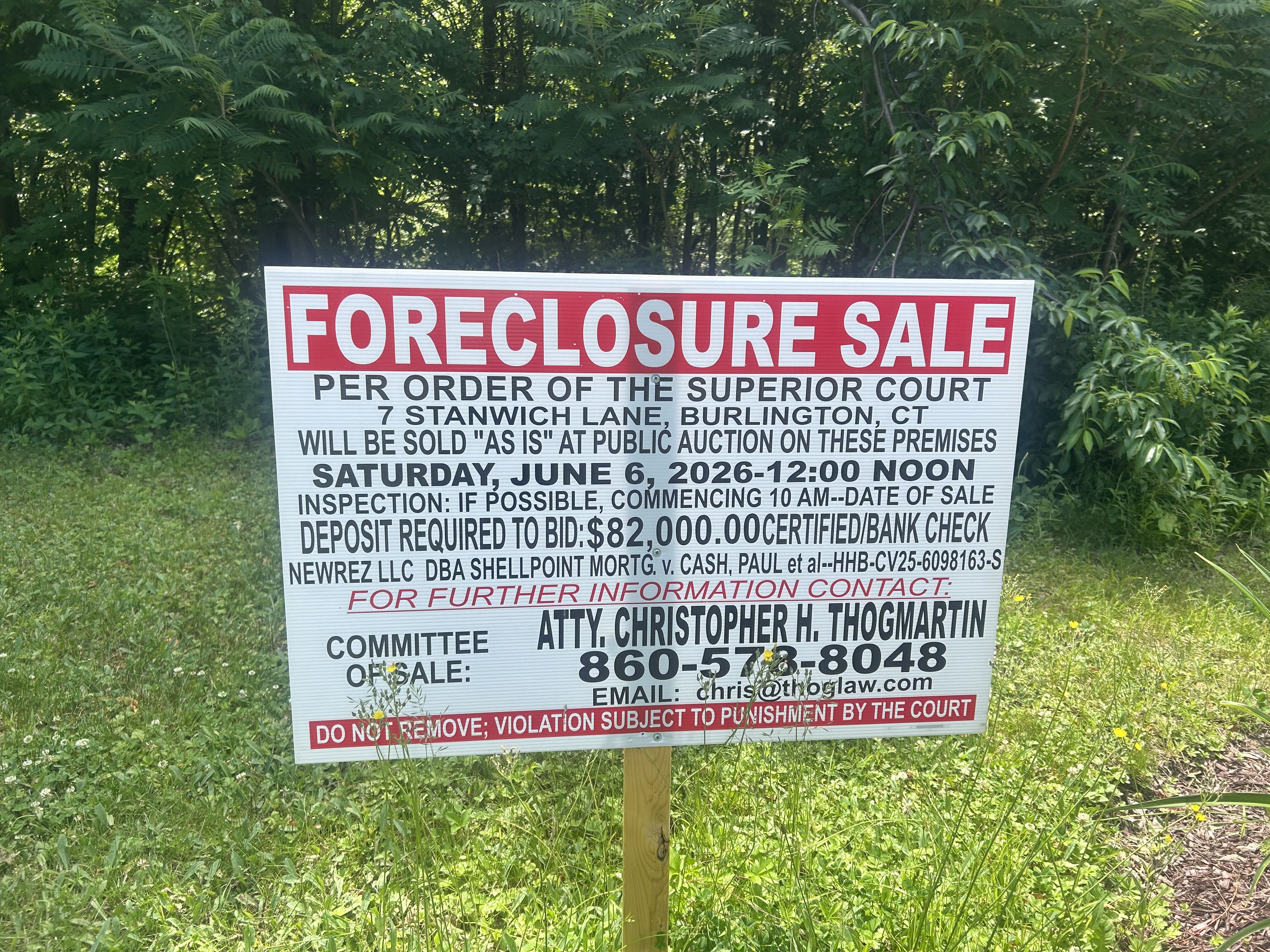 Skeletal Remains of Three Found in Burlington Home Purchased at Foreclosure Auction