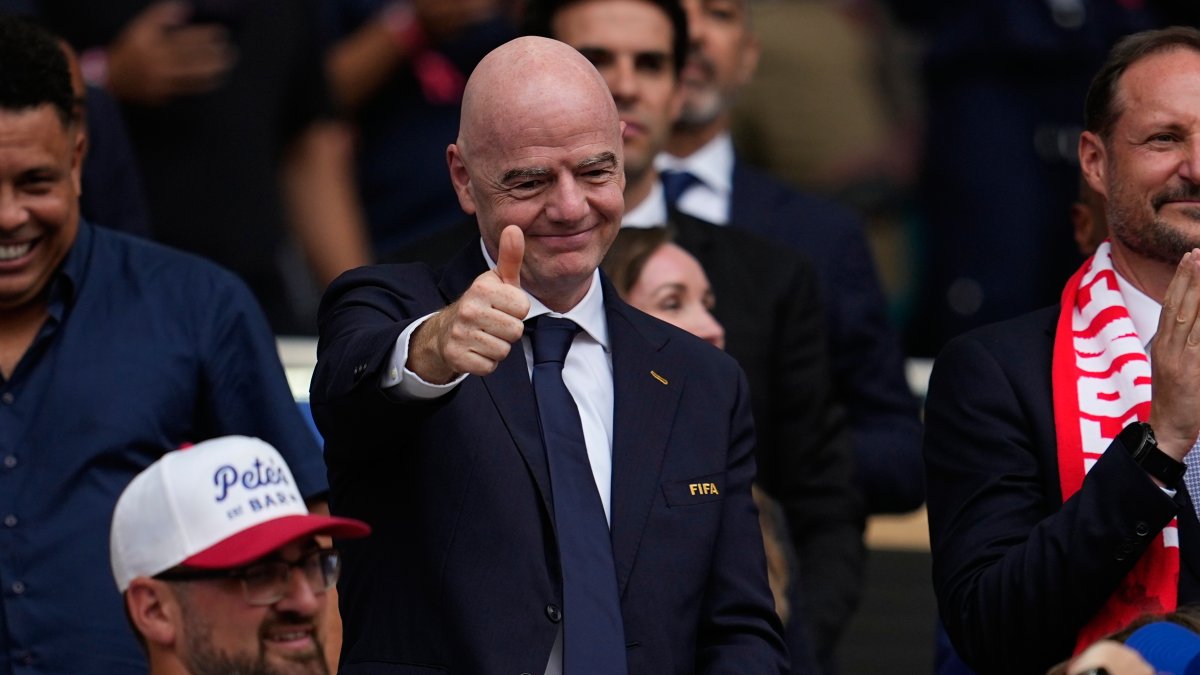 The flight hours and miles of World Cup travels of FIFA's Infantino in numbers