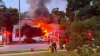 1 hospitalized and 1 firefighter sustained minor burns after fire in Middletown