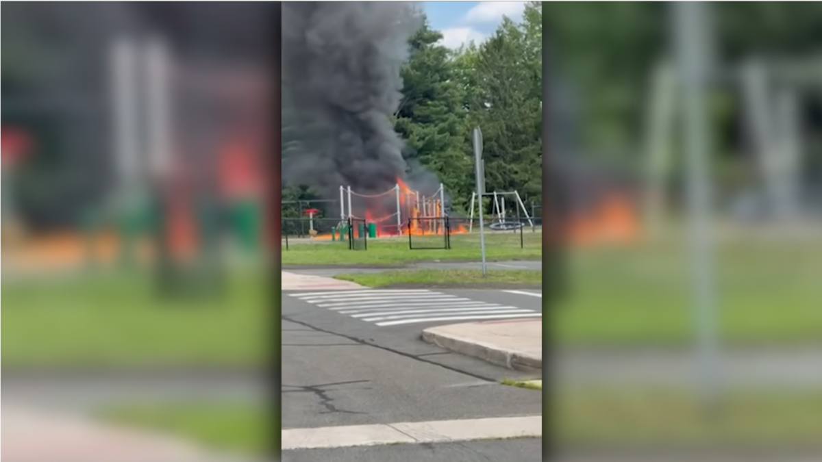 Windsor playground damaged by fire as officials investigate cause