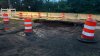 Crews work to repair large sinkhole on Route 10 in New Haven