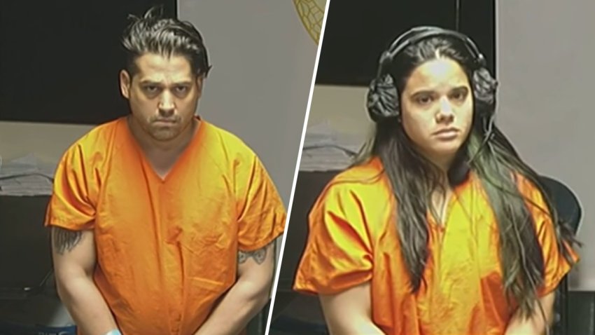 Geybert Garcia and Melany Perdomo bond court