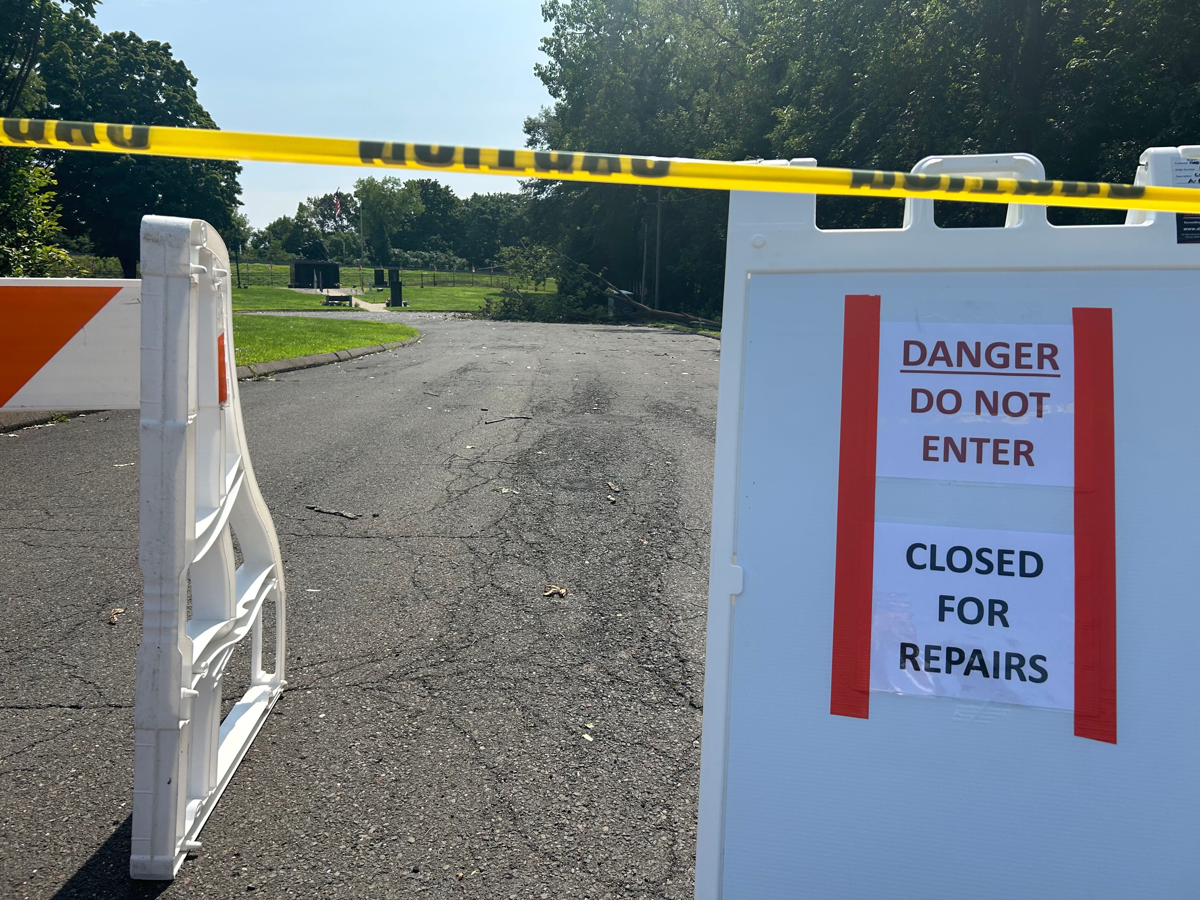 National Iwo Jima Memorial Closed After Storm Damage