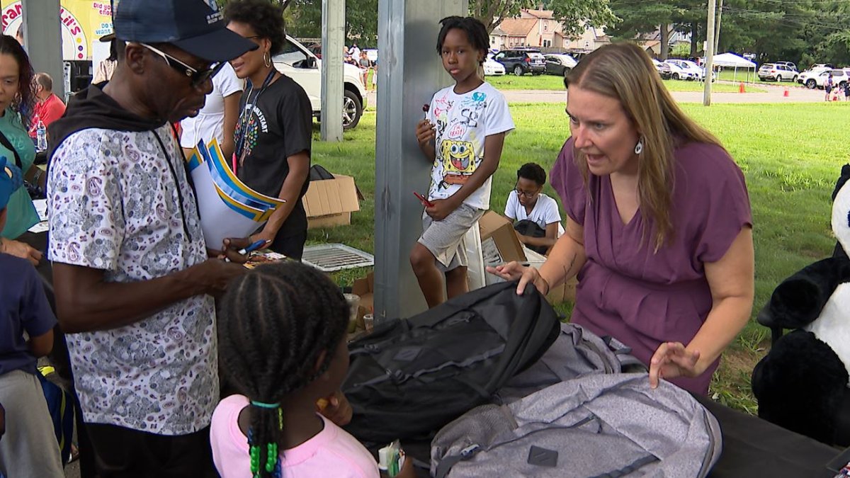 East Hartford Schools gives out backpacks, supplies at back-to-school rally