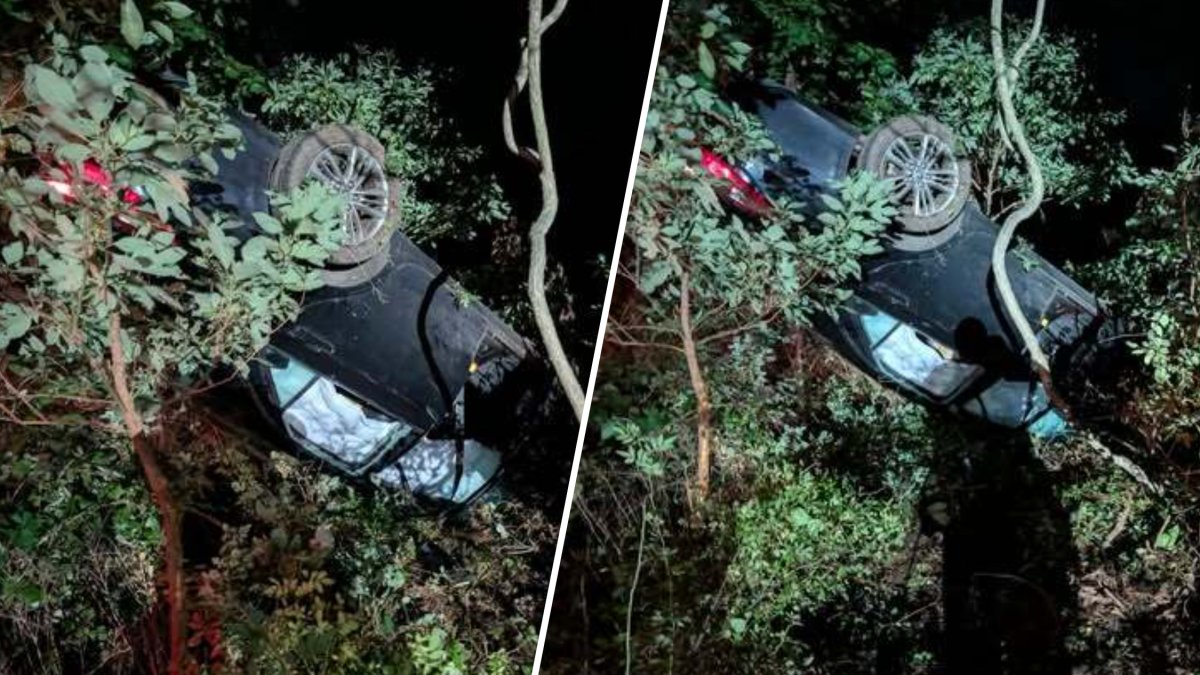1 hospitalized after overnight rollover crash on I-95 in Westport