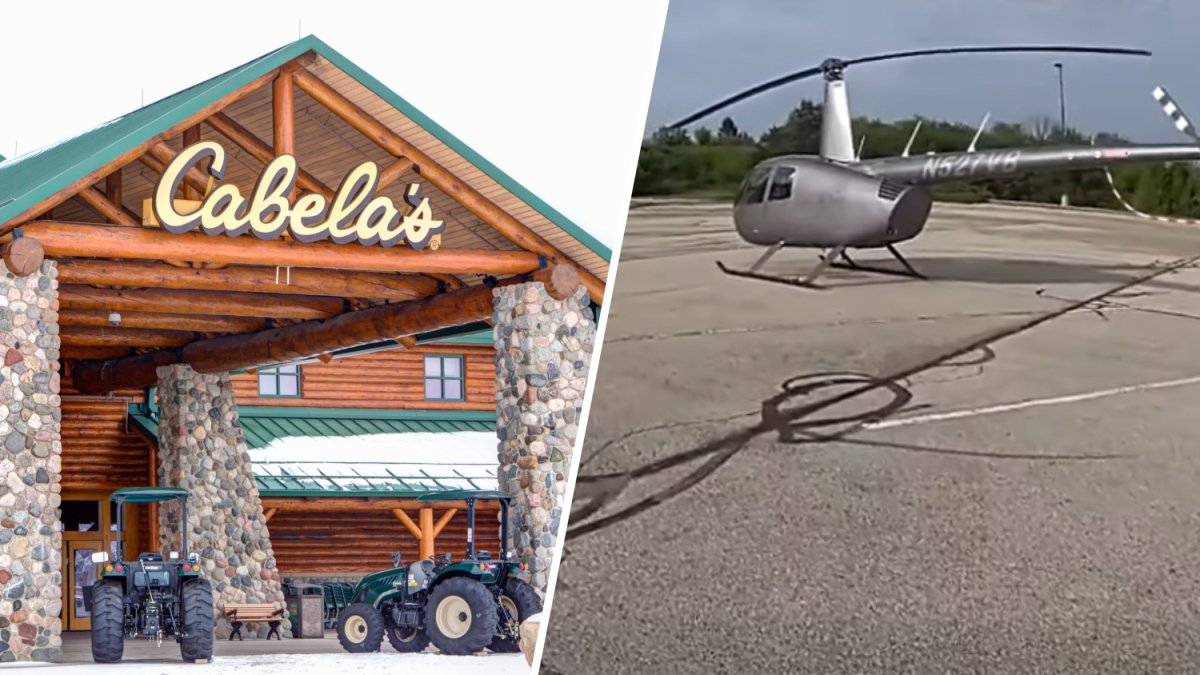 Man flies helicopter to Wisconsin retail shop because the 'drive was too long'