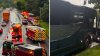 Tree falls onto coach bus on I-95 in Westport