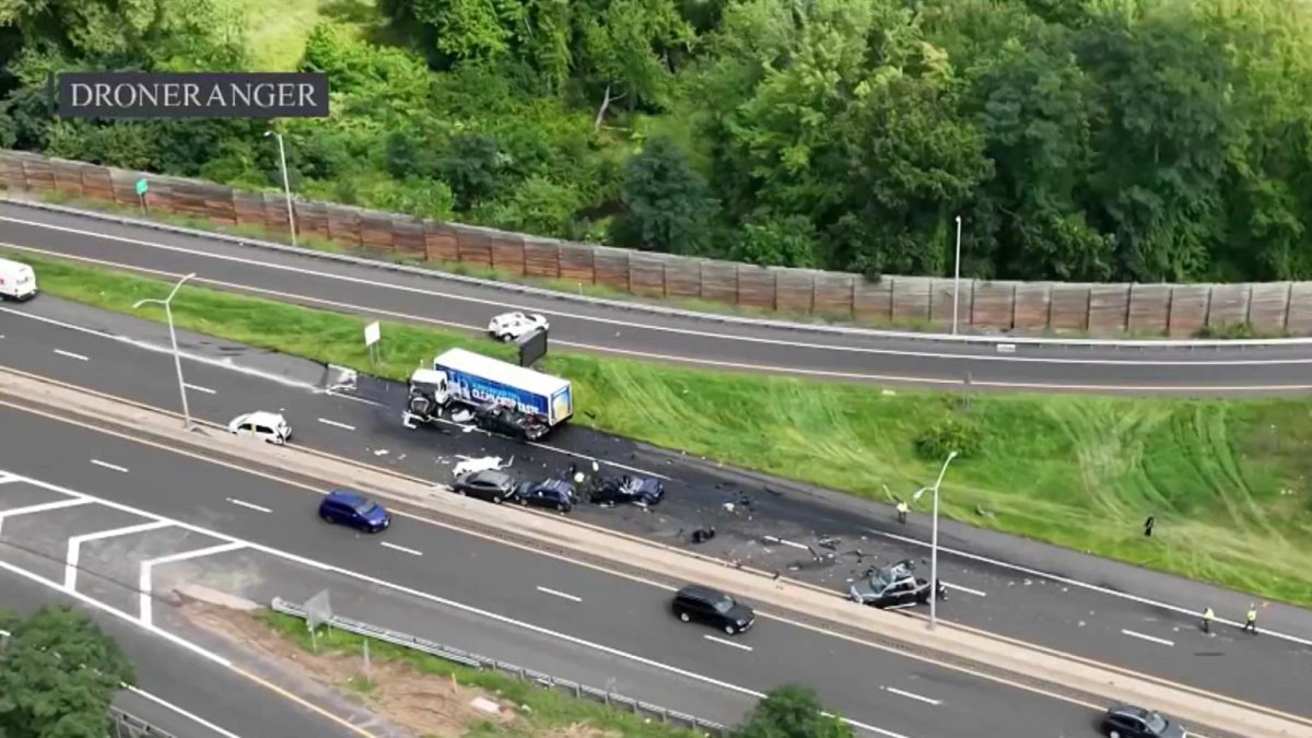 Connecticut DOT warns drivers about speeding after 9-car crash on I-291