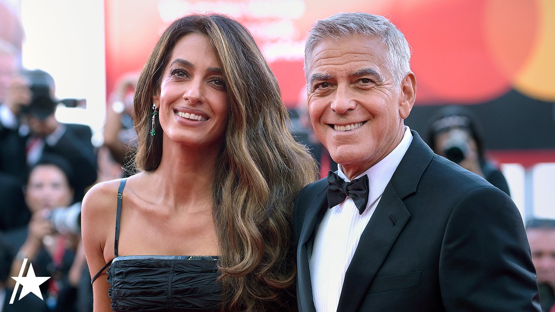 Amal Clooney Venice honor red carpet arrival with George Clooney